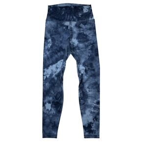 HeyNuts Essential Extra Long Yoga Leggings 31'' Diamond Dye Coal black Sz M 8-10